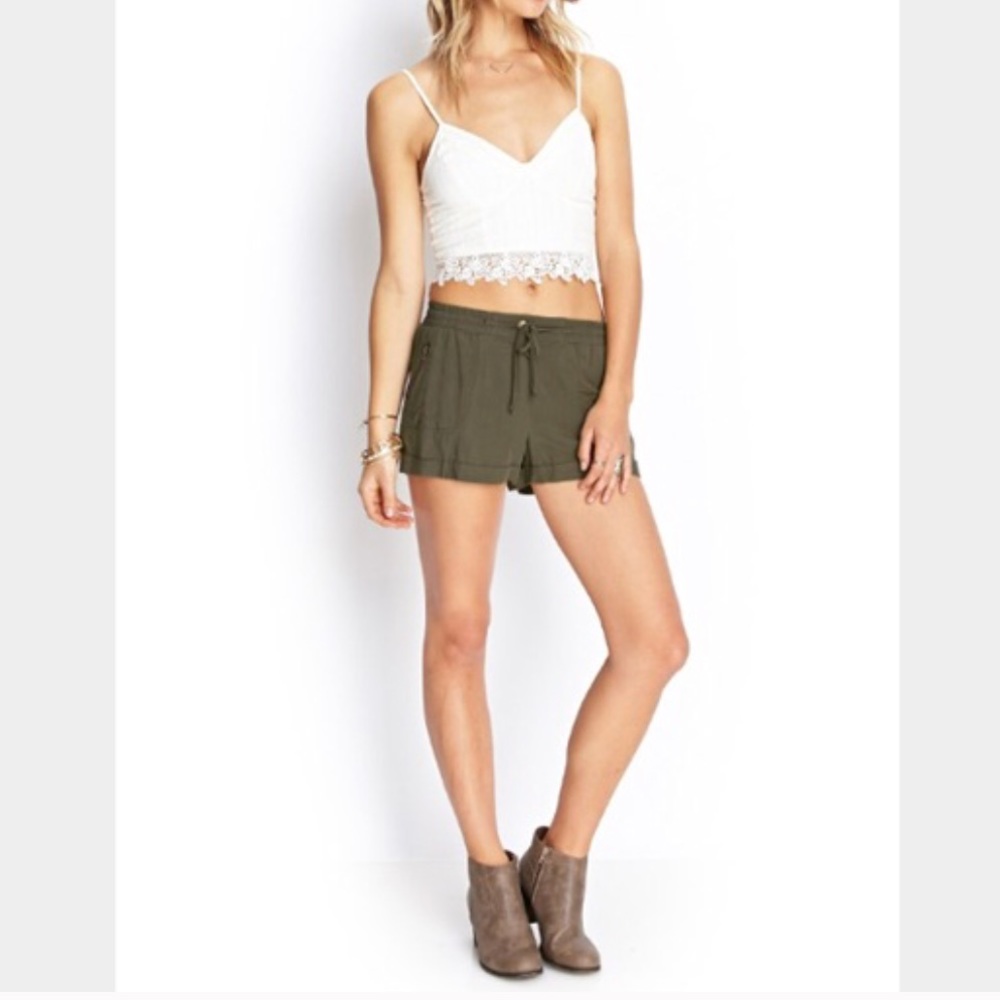 Green Fashion Shorts